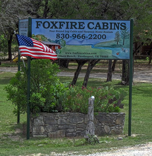 Foxfire Cabins, Texas Hill Country Cabins on the Sabinal River. Biker friendly, Family Oriented, Pet Friendly